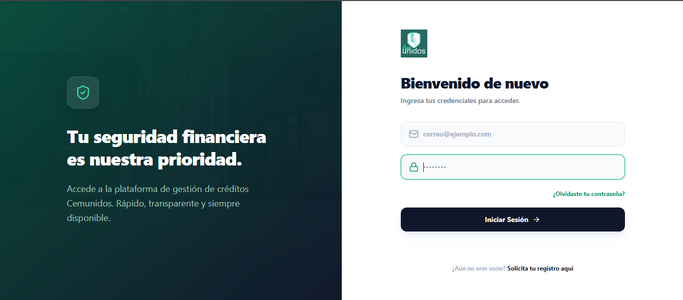 Captura de Cemunidos App